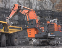 Hitachi EX2500 excavator